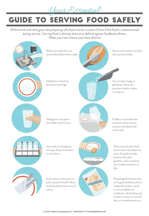 Safe Service Infographic Poster