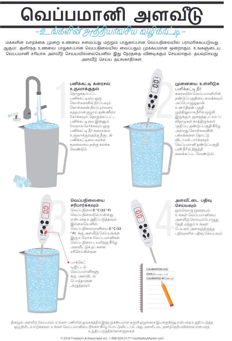 Thermometer Calibration Infographic Poster