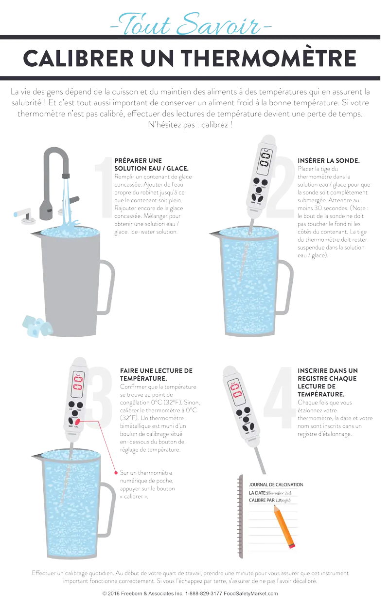 Thermometer Calibration Infographic Poster