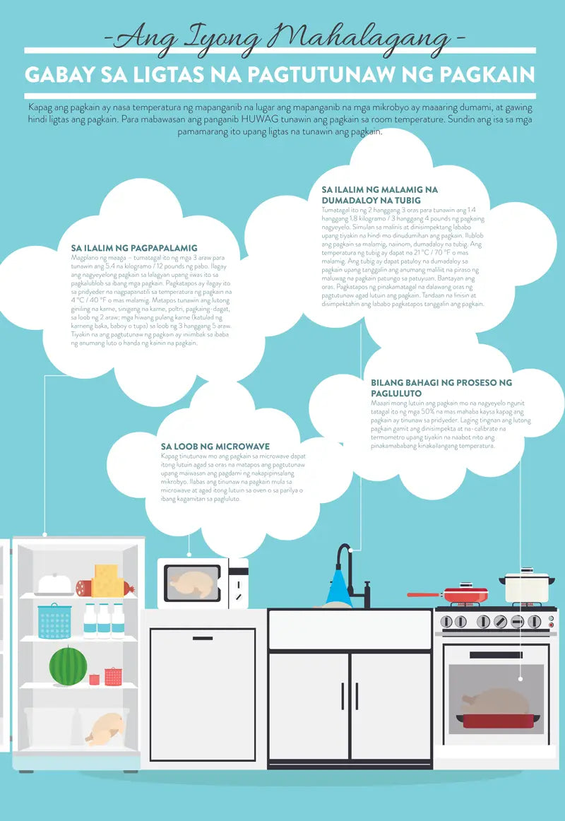 Thawing Infographic Poster